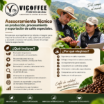 ⁠Asesoramiento Técnico en producción, procesamiento y exportación de cafés especiales.