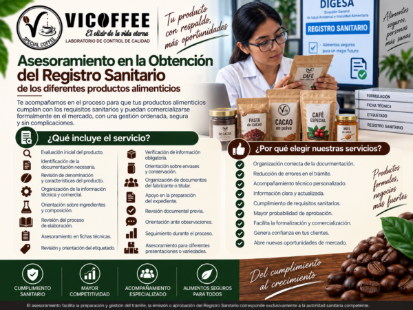 Asesoramiento para la Obtención del Registro Sanitario de Productos Alimenticios